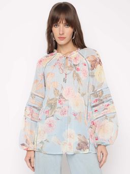 Guess - Women Multi-Color Floral Top