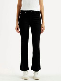 Levi's - Womens 725 Black Slim Bootcut Fit Mid Rise Jeans