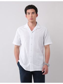 AD By Arvind - Urban Pause White Modern Slim Fit Shirt