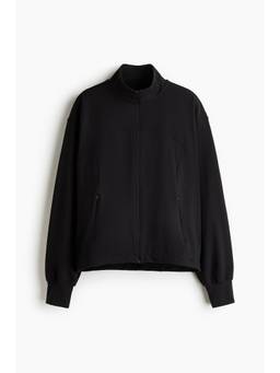 H&M - Women Black Sports jacket with Soft Move