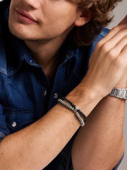 Fossil - Men Silver Minimal Bracelet JF04855040