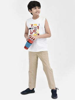 CRIMSOUNE CLUB - Boy Graphic White T-Shirt