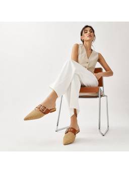 MyMy Footwear - Tan Solenne Jute Mules