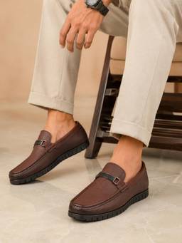 Pelle Albero - Men Brown Formal Loafers