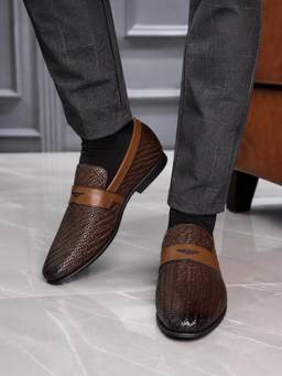 Pelle Albero - Men Brown Formal Loafers