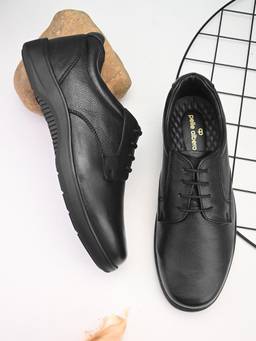 Pelle Albero - Men Black Colour Leather Derbies