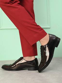 Pelle Albero - Men Black Colour Leather Derbies