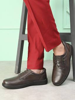 Pelle Albero - Men Brown Colour Leather Derbies