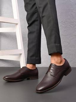 Pelle Albero - Men's Formal Comfortable Brown Derbies