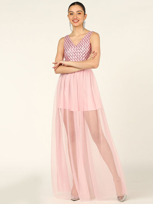 slim fit dress slacks Ladivine CD0211 Elegant Embellished Mini Dress Off-White / Xs main image 0