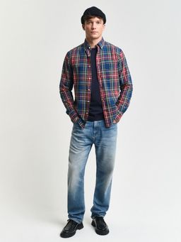 GANT - Men Multi-Colour Cotton Regular Fit Shirt