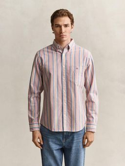 GANT - Men Multi-Colour Cotton Regular Fit Shirt