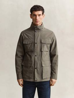 GANT - Men Olive Polyester Regular Fit Utility Jacket