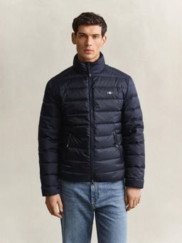 GANT - Men Navy Blue Polyester Regular Fit Jacket