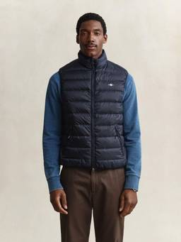 GANT - Men Navy Blue Polyester Regular Fit Jacket