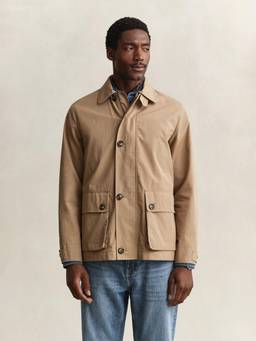 GANT - Men Beige Blended Regular Fit Jacket