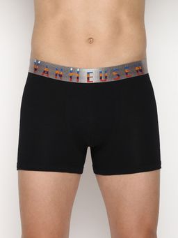 Van Heusen Innerwear - Van Heusen Men Colour Fresh & Solid Trunks - Black