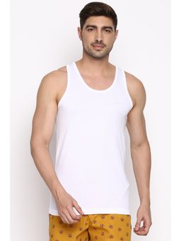 Van Heusen Innerwear - Van Heusen Men Scoop Neck & Ultra Soft Vest - White