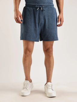 Calvin Klein - Relaxed Fit Textured Mid Rise Shorts