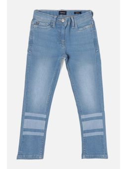 Allen Solly Junior - Girls Blue Slim Fit Jeans