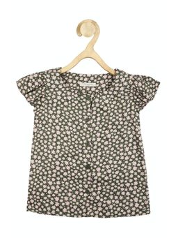 Peter England - Girls Green Printed Top