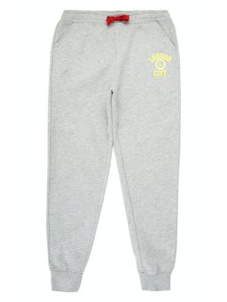 Peter England - Girls Grey Soild Jogger Pants