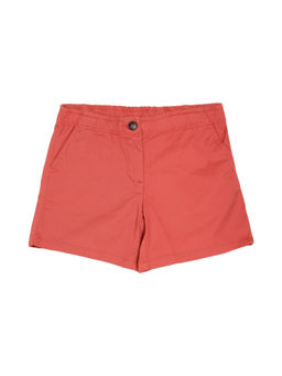 Peter England - Girls Coral Solid Shorts