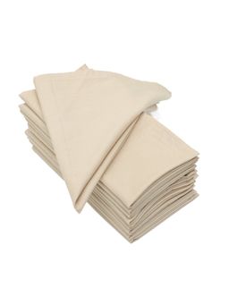 THE HOME TALK - Set of 6 Premium Cloth Napkins 18X18 Inch, Linen