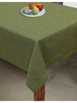 THE HOME TALK - Table Placemat Cloths For Bed Side Table & Polyester Home Decorators Green (4 Seater)