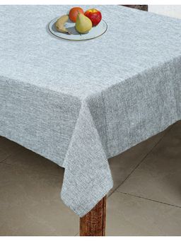 THE HOME TALK - Table Placemat Cloths For Bed Side Table & Polyester Home Decorators Grey (4 Seater)