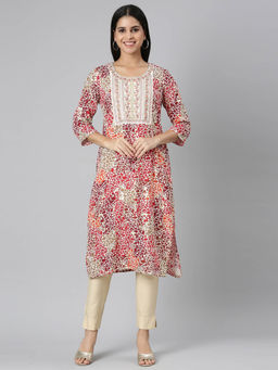 NEERU'S - Multi-Color Regular Straight Kurtas