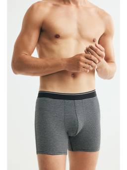 H&M - Men Black 3-Pack Mid Trunks With Lycra