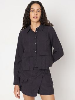 VERO MODA - Navy Blue Shirt