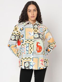 VERO MODA - Multi-Colour Printed Shirt