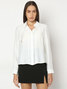 VERO MODA - White Viscose Shirt