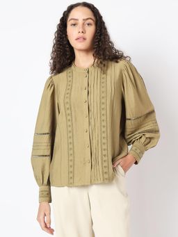 VERO MODA - Olive Green Top