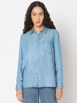 VERO MODA - Light Blue Shirt