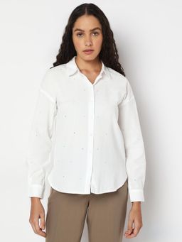 VERO MODA - White Cotton Shirt