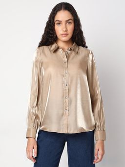 VERO MODA - Light Bronze Shirt