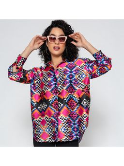 Lounge Dreams - Satin Printed Shirt