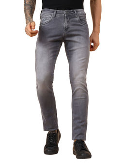 Cantabil - Men Grey Regular Fit Casual Denim Jeans