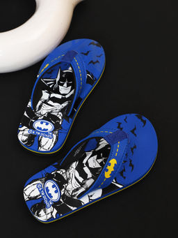 Kidsville - Official Batman Blue Printed Flipflops for Boys