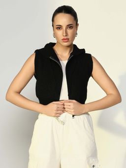 SHOWOFF - Edition Women's Solid Black Top