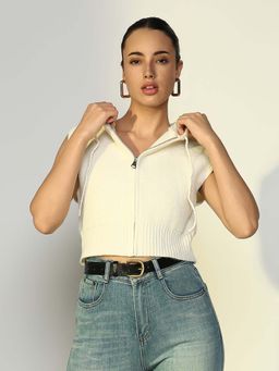 SHOWOFF - Edition Women's Solid Off White Top