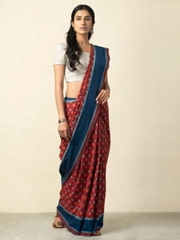Fabindia - Cotton Ikat Weave Sari