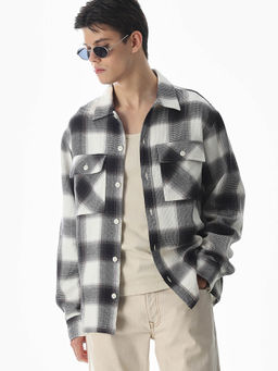 Jack & Jones - Men Black Checks Regular Fit Shirt