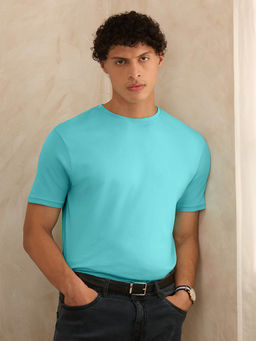 The Souled Store - Supima Airy Blue Supima T-shirts For Men