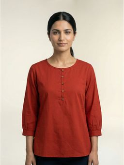 ZNKL - Orange Loop Clouser Orange Top