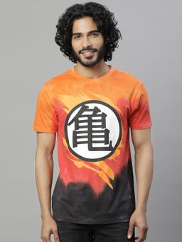 Free Authority - Dragon Ball Z Printed Regular Fit T-Shirt for Men