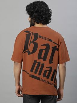 Free Authority - Batman Printed Loose Fit T-Shirt for Men